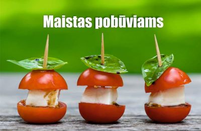 Maistas pobūviams, vestuvėms
